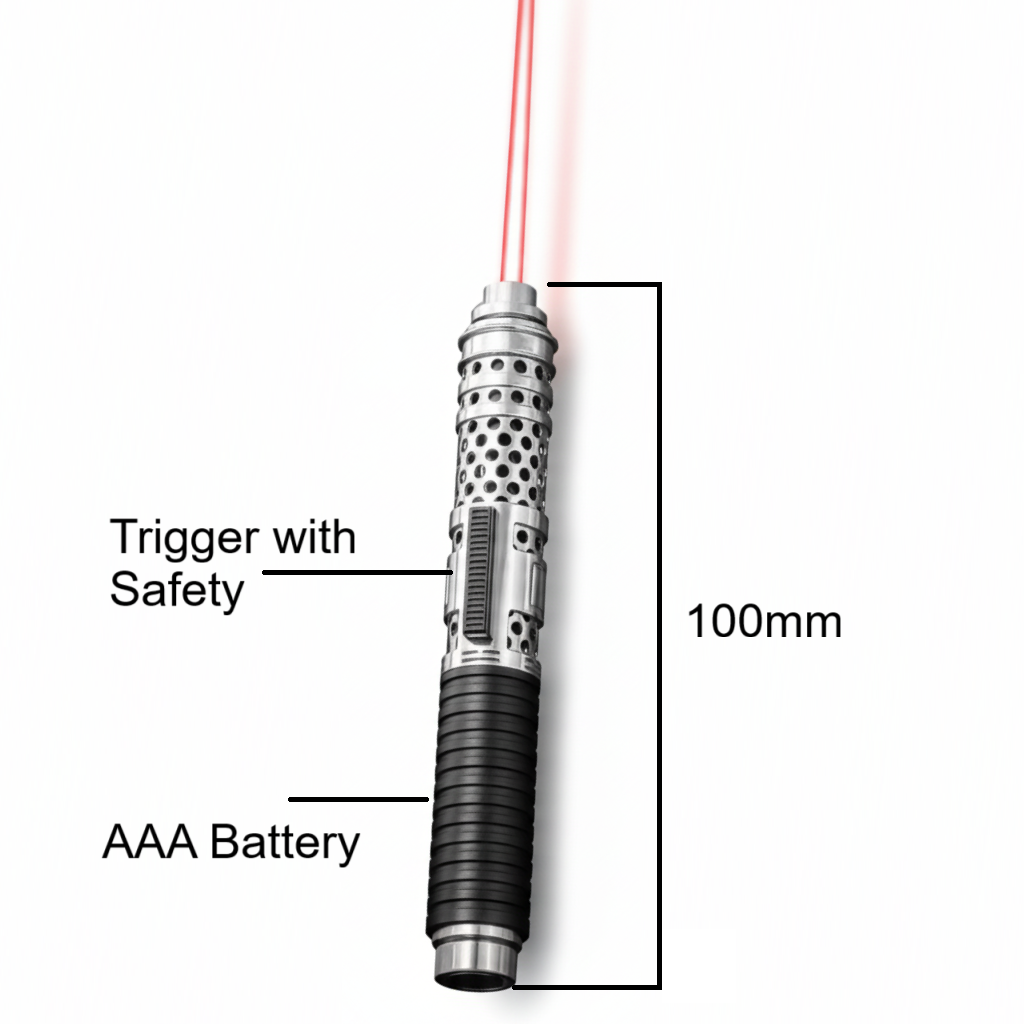 MINI Laser Lightsaber Set Red & Blue